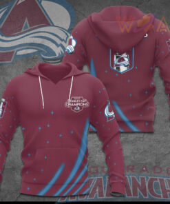 Colorado Avalanche 3D Hoodie NHLCA005