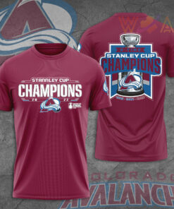 Colorado Avalanche 3D T shirt Red