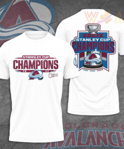 Colorado Avalanche 3D T shirt White