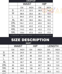 Croptop Mini Skirt Set