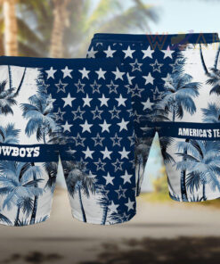 Dallas Cowboys 3D Hawaiian Shorts 04
