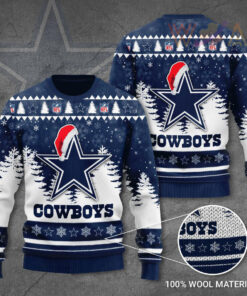 Dallas Cowboys 3D Ugly Sweater