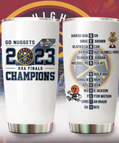 Denver Nuggets White Tumbler Cup WOAHTEE28623S6