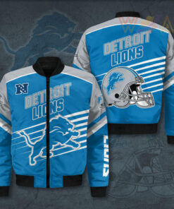 Detroit Lions 3D Bomber Jacket 01