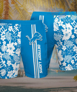 Detroit Lions 3D Hawaiian Shorts