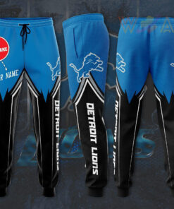 Detroit Lions 3D Sweatpant 01