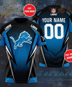 Detroit Lions 3D T shirt 03
