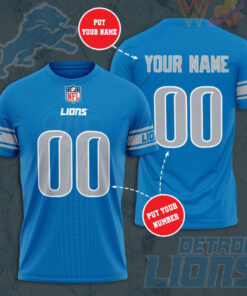 Detroit Lions 3D T shirt 04