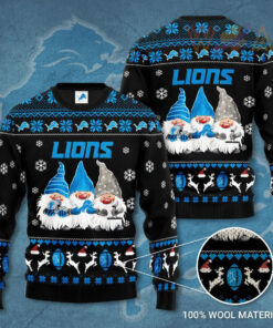 Detroit Lions 3D sweater 01