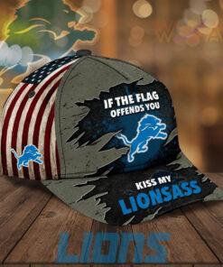 Detroit Lions Cap Custom Hat 01 1