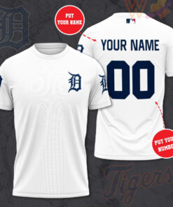 Detroit Tigers White T shirt