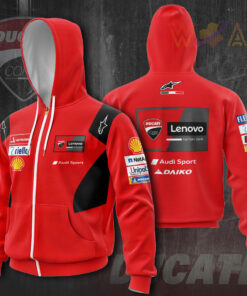 Ducati Lenovo Team Ver.1 3D zip up hoodie