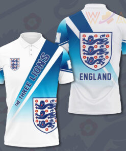 England National Football Team The Three Lions 3D Polo