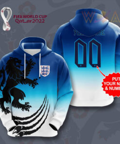 England World Cup 3D hoodie