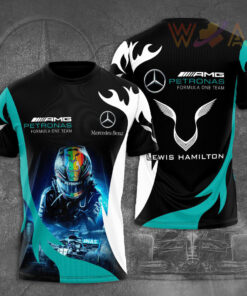 F1 Lewis Hamilton 3D T shirt