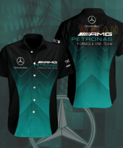F1 Mercedes 2022 AMG Petronas 3D short sleeve shirt