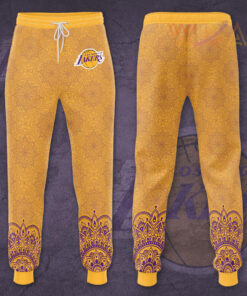 FAN designed Los Angeles Lakers LAL NBA Unisex Sweatpants