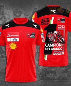 Francesco Bagnaia 3D T shirt