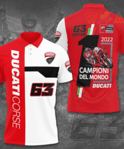 Francesco Bagnaia x Ducati Lenovo 2022 polo shirt