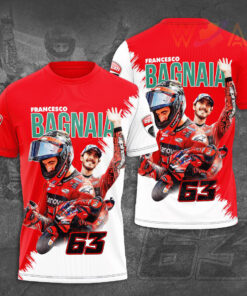 Francesco Bagnaia x Ducati Lenovo 3D T shirt