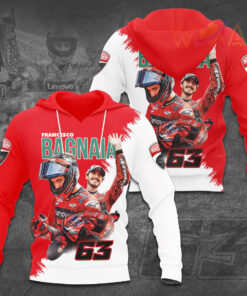 Francesco Bagnaia x Ducati Lenovo 3D hoodie