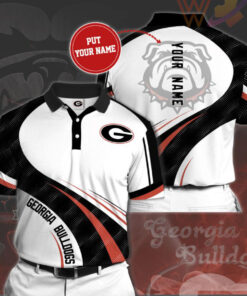 Georgia Bulldogs 3D Polo 02