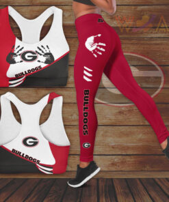 Georgia Bulldogs Hollow Tank Top Bra sports