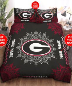 Georgia Bulldogs bedding set – duvet cover pillow shams 01