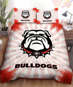 Georgia Bulldogs bedding set – duvet cover pillow shams 04