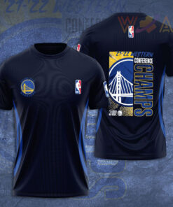 Golden State Warriors T shirt 3D S5 navy