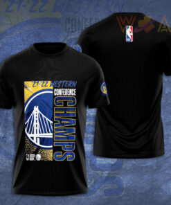 Golden State Warriors T shirt 3D S6 Black