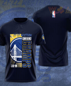 Golden State Warriors T shirt 3D S6 Navy