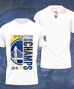 Golden State Warriors T shirt 3D S6 White