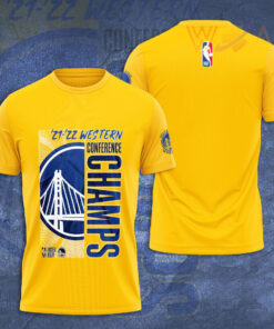 Golden State Warriors T shirt 3D S6 Yellow