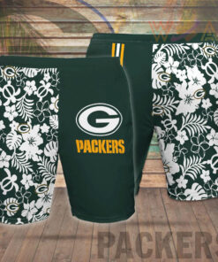 Green Bay Packers 3D Hawaiian Shirt Hawaiian Shorts 06
