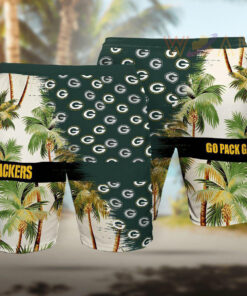 Green Bay Packers 3D Hawaiian Shirt Hawaiian Shorts 08