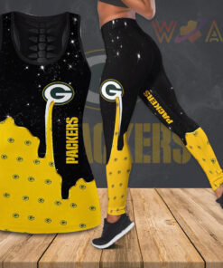 Green Bay Packers Hollow Tank Top Leggings 02