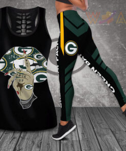 Green Bay Packers Hollow Tank Top Leggings 03