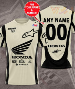 Honda Dunlop 3D T shirt