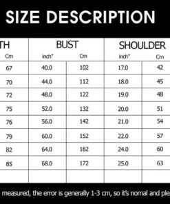 Hoodie Sizechart new