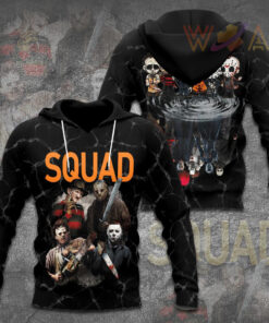 Horror Movies Halloween Hoodie Squad