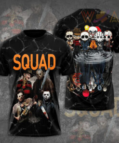 Horror Movies T shirt Squad