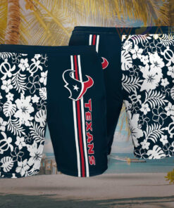 Houston Texans 3D Hawaiian Shorts