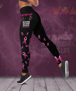 I DonT Hide My Scars Breast Cancer Awareness 3D Hollow Tank Top Leggings 02