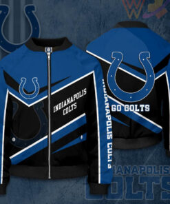 Indianapolis Colts 3D Bomber Jacket 03