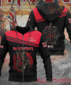 Iron Maiden 3D Zip up Hoodie