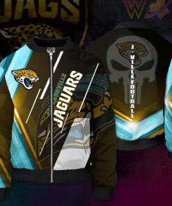 Jacksonville Jaguars 3D Bomber Jacket 04