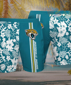 Jacksonville Jaguars 3D Hawaiian Shorts