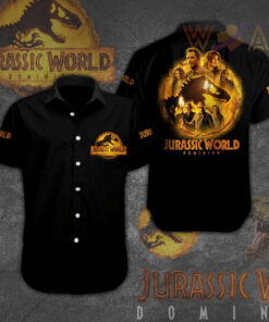 Jurassic World Dominion 3D Sleeve Dress Shirt