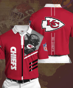 Kansas City Chiefs 3D Polo 01